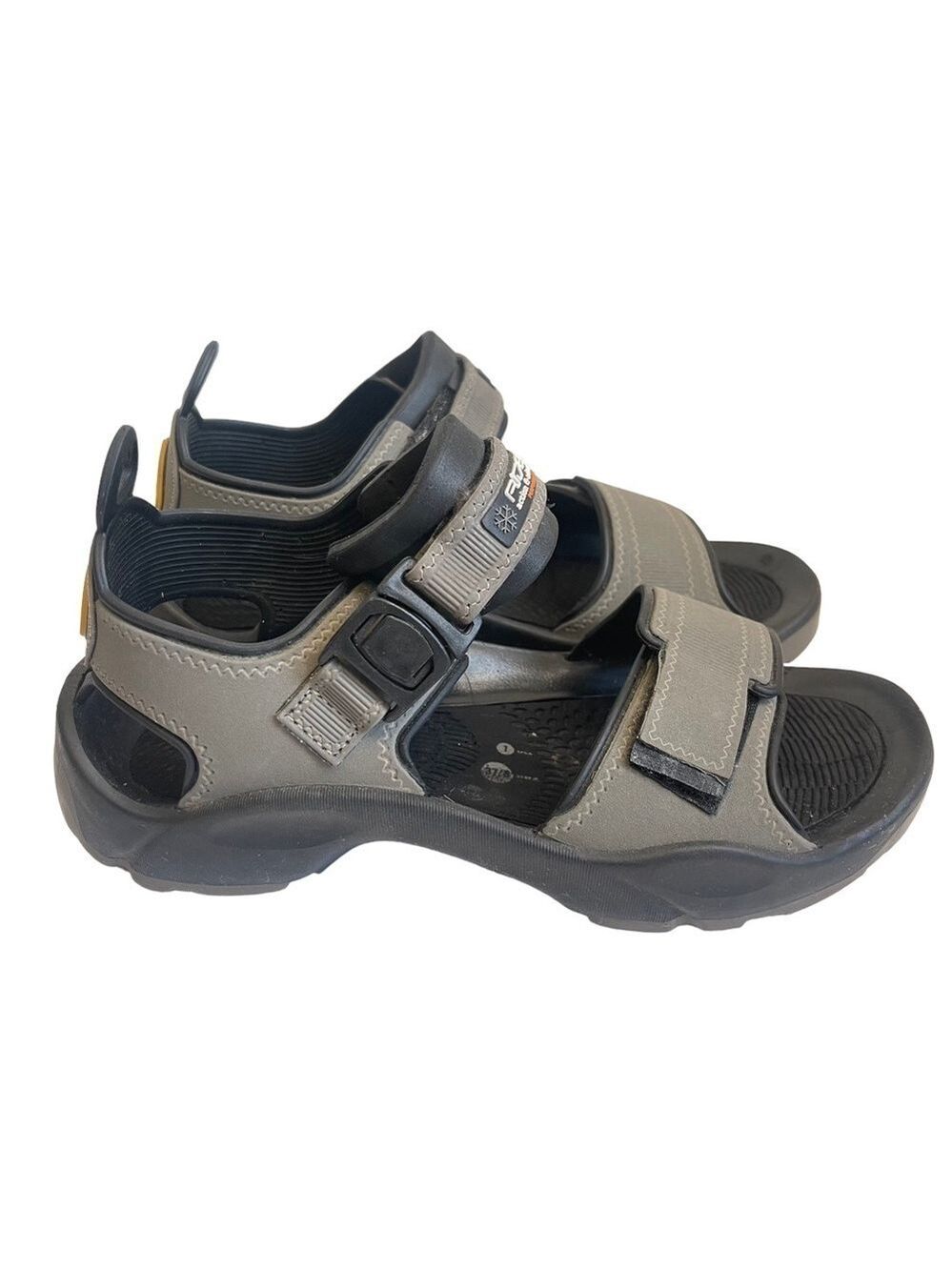 Rider Adventure Line Men’s Brown Beach Vacation Summer Sandals Hook and Loop